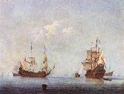 VELDE, Willem van de, the Younger Marine Landscape wer oil painting reproduction